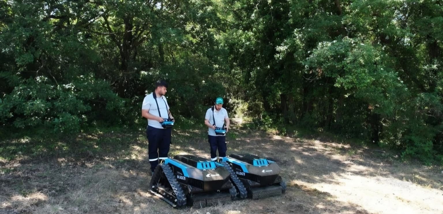 Beykoz'un envanterine yeni çim biçme makinaları eklendi